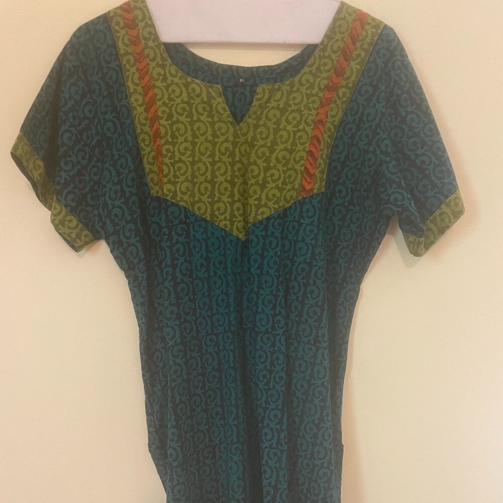 Beautiful handsewn Indian tunic